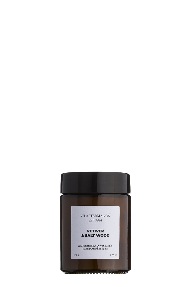 VILA HERMANOS Свеча ароматическая из коллекции Apothecary Vetiver&Salt Wood