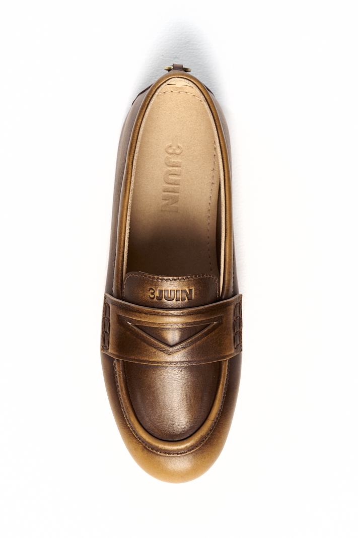3JUIN Мокасины из премиальной кожи smoked leather