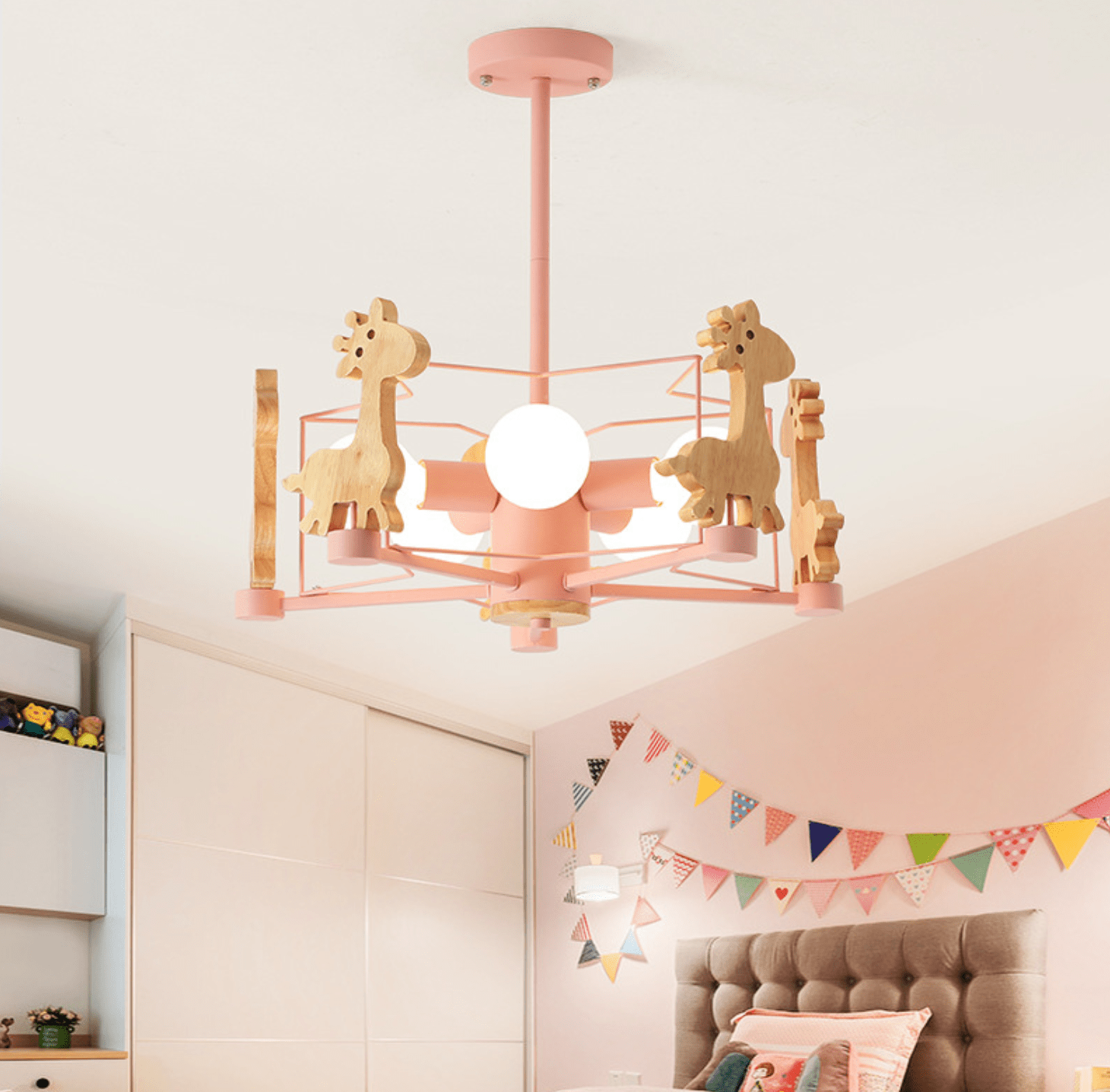 Baby girl best sale nursery ceiling lighting