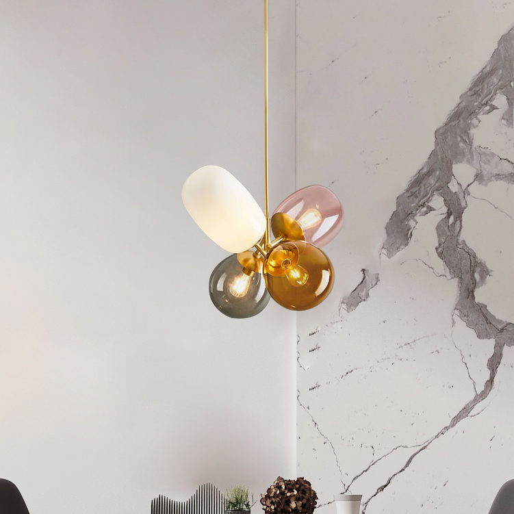 West elm modern balloon glass sale chandelier