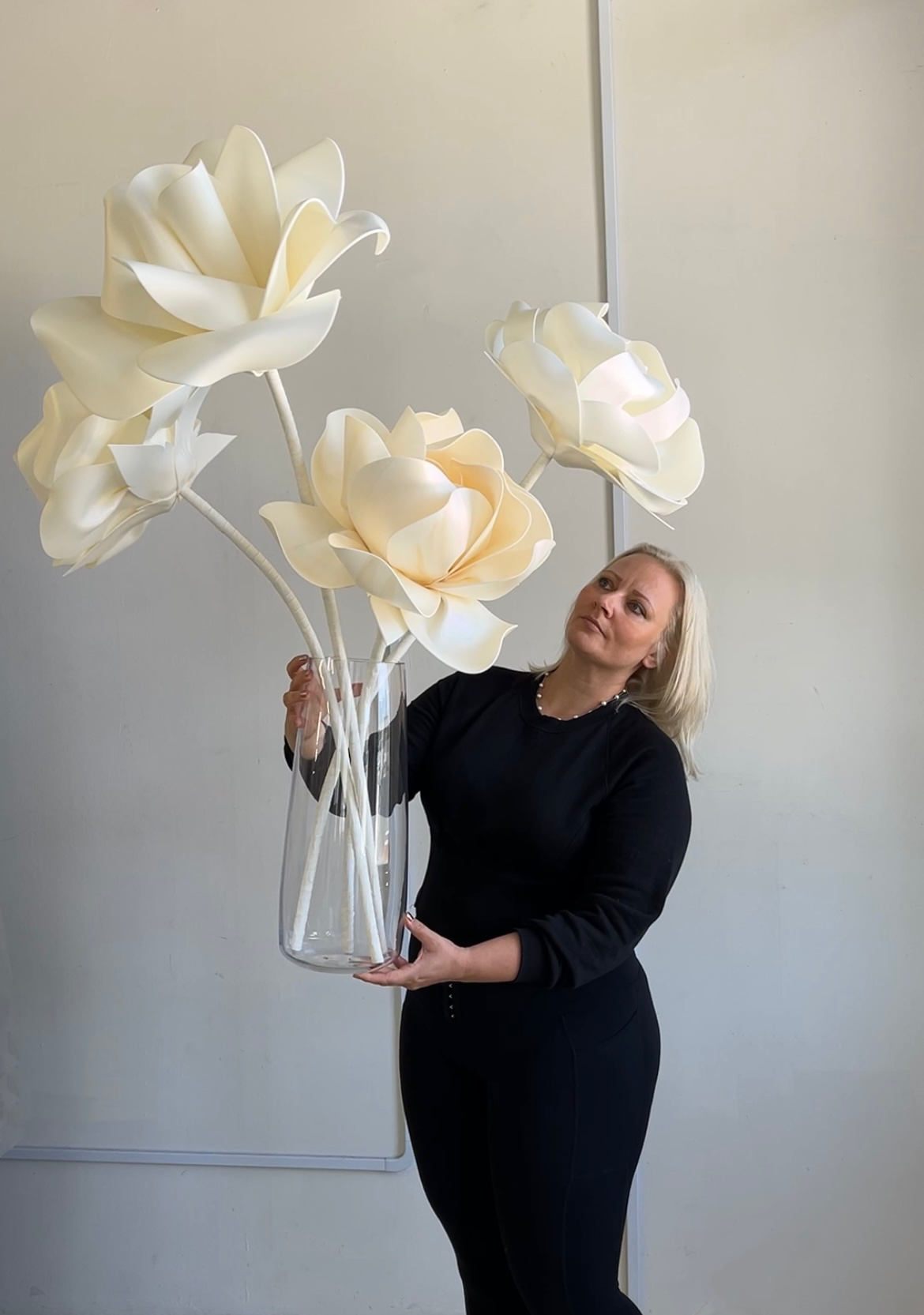 Foam flower on a stem