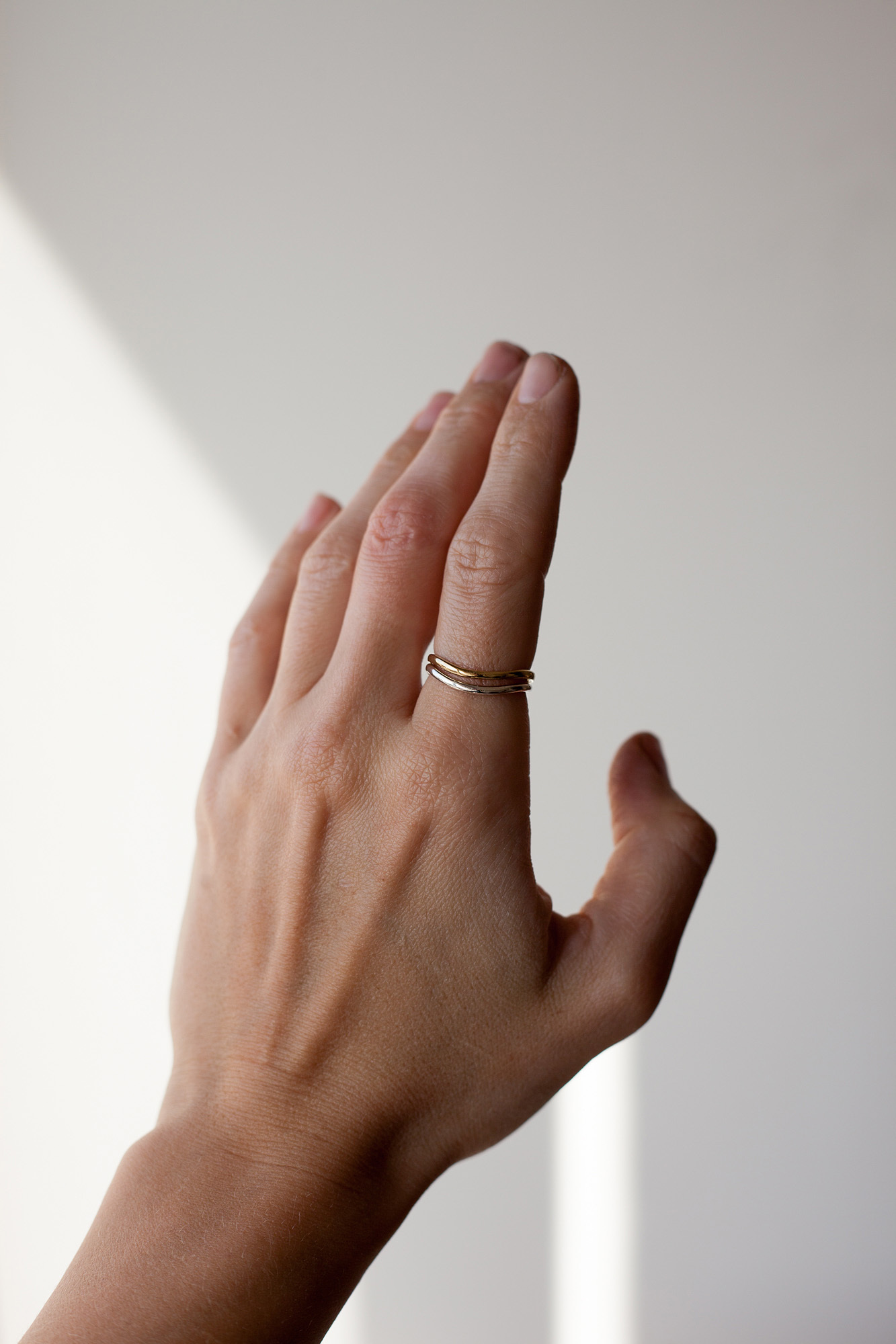 Simple on sale wave ring