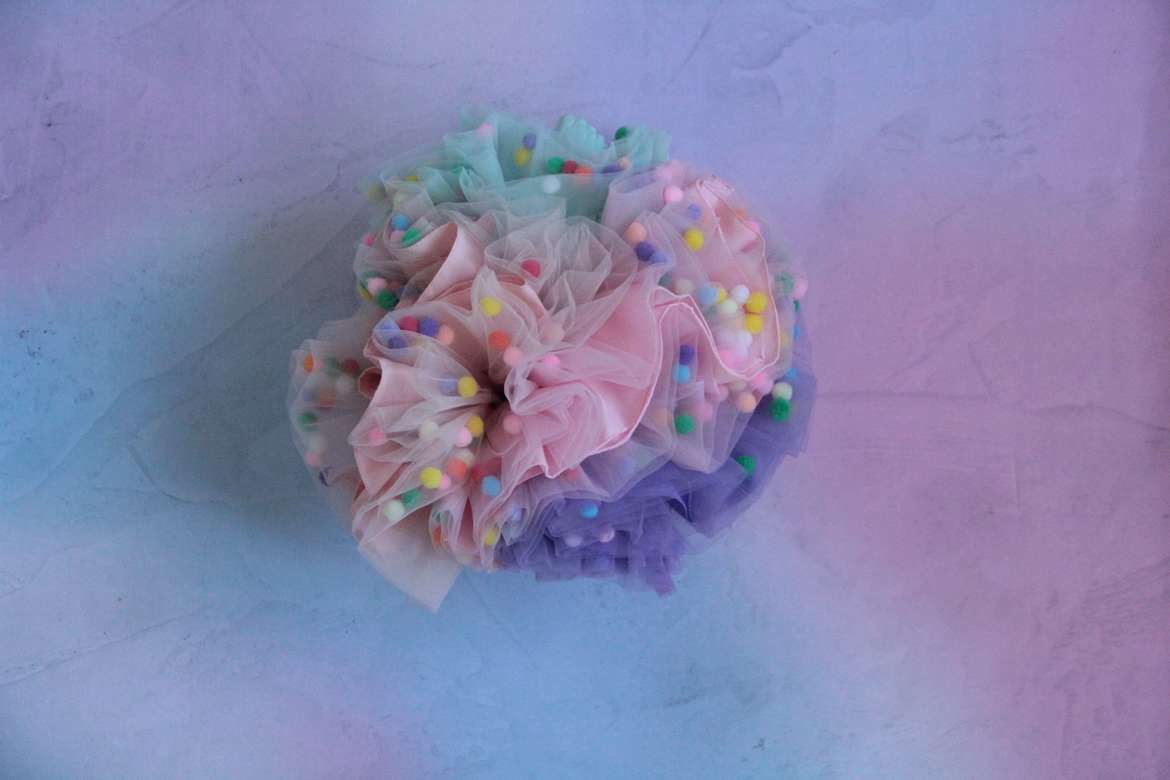 Юбка-пачка с шариками