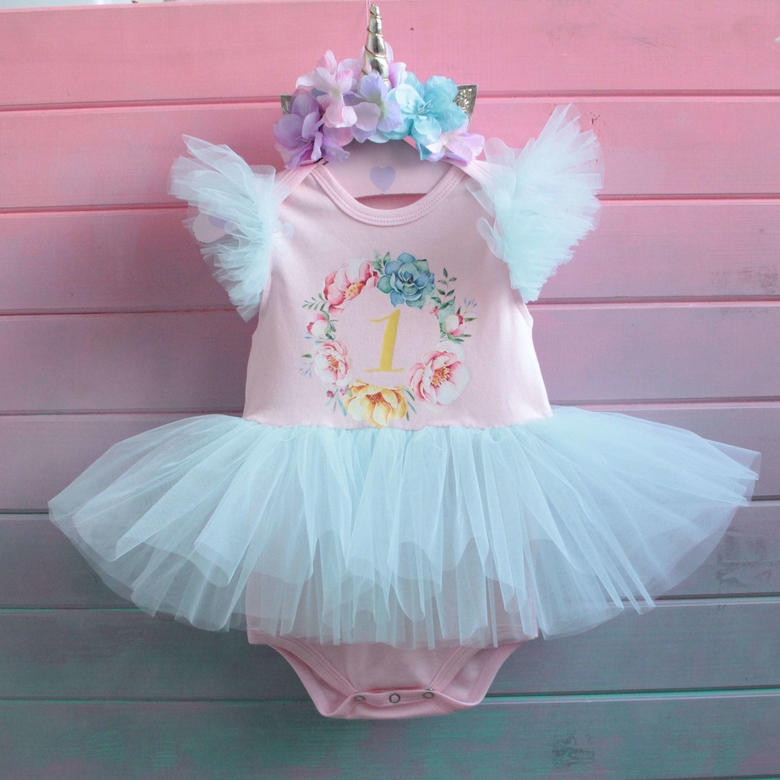 Платье-боди розовый