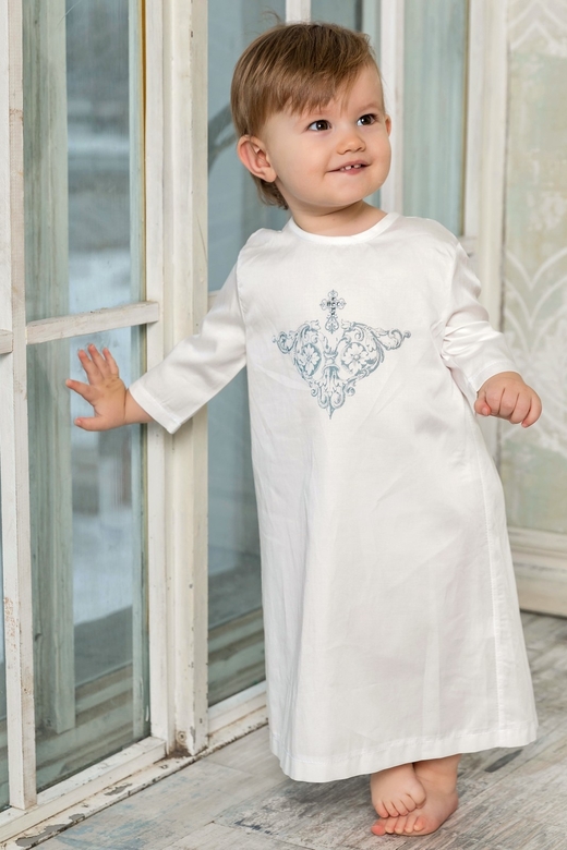 Крестильная рубашка для мальчика набор на крещение крестины