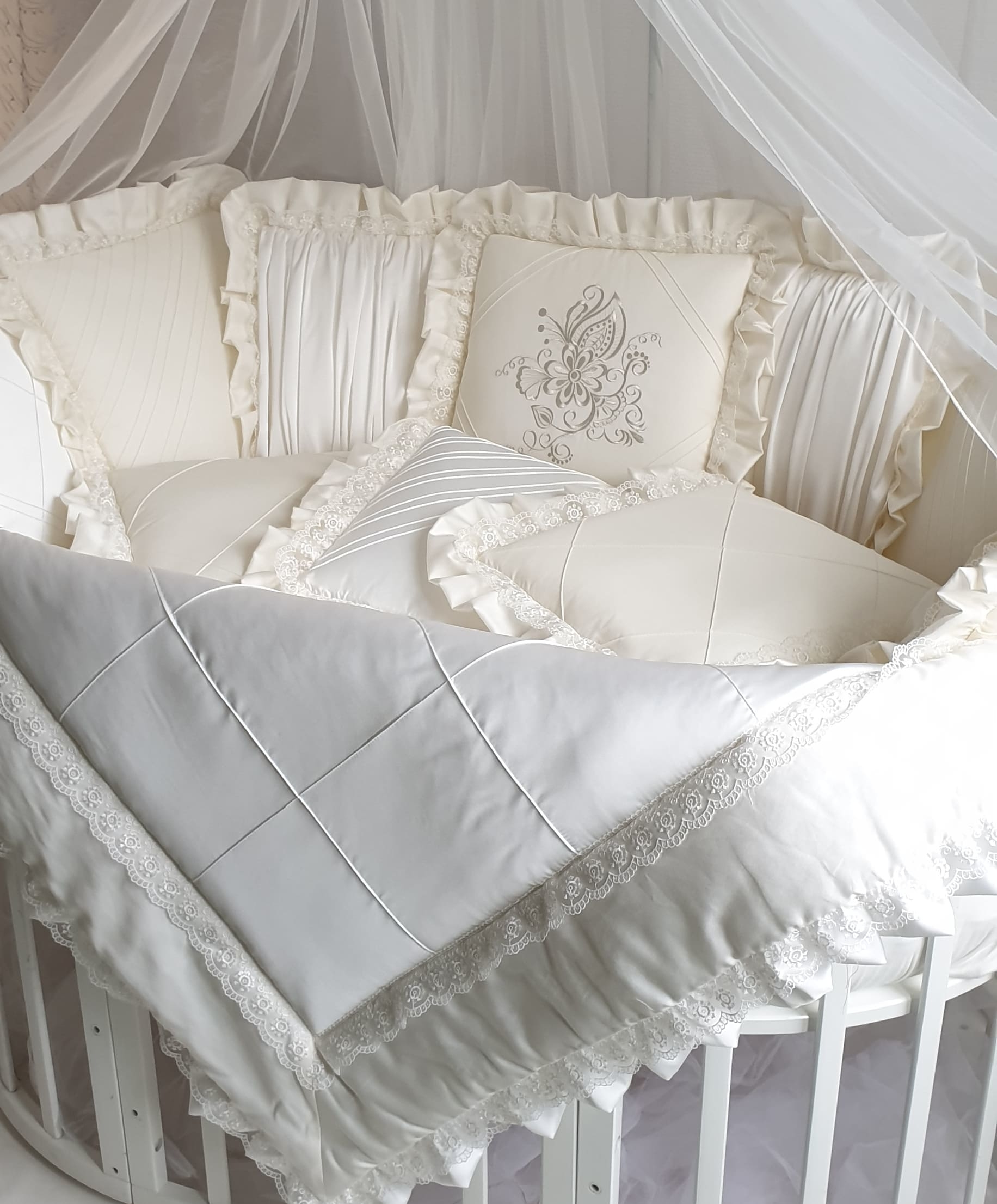Комплекты в кроватку новорожденного, детское постельное бельё