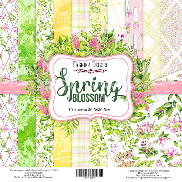 Наборбумаги "Spring blossom"