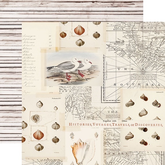 Лист двухсторонней бумаги Simple Vintage Double  Sided Cardstock 12*12