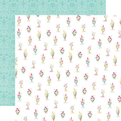 Лист двухсторонней бумаги из коллекции Flora No.3 “Bright Stems”
