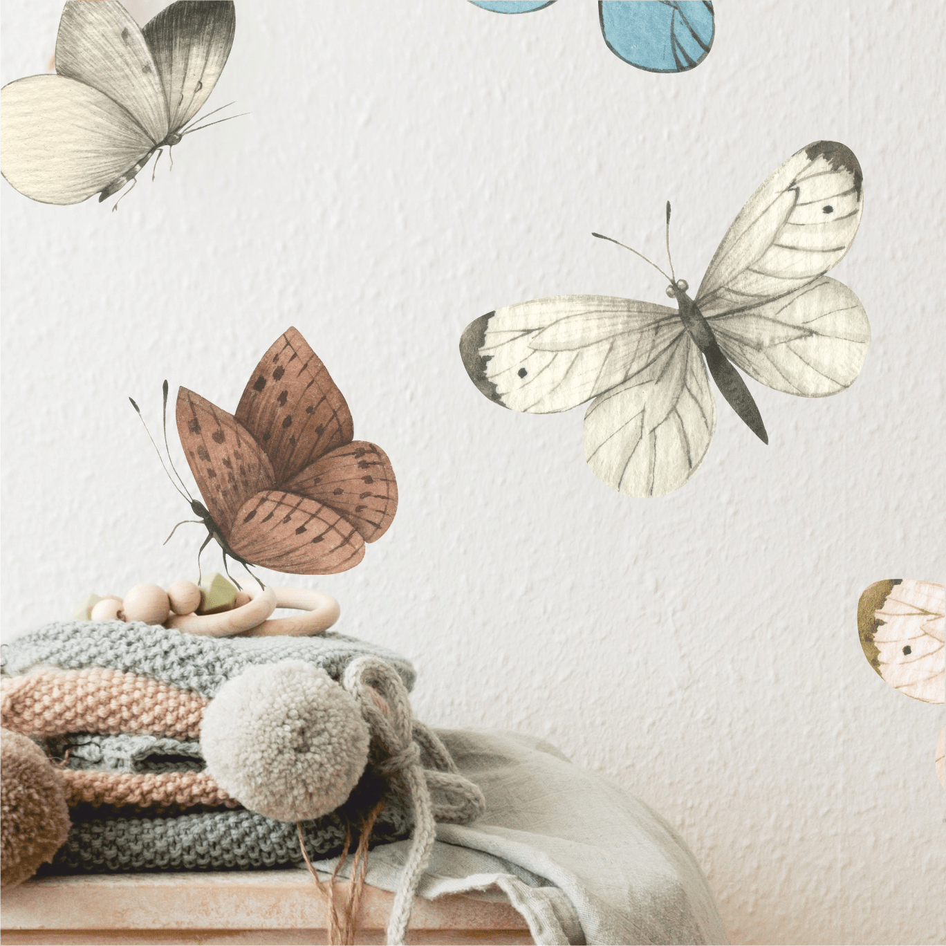 Наклейки на стену бабочки - объемные 3д бабочки на стену