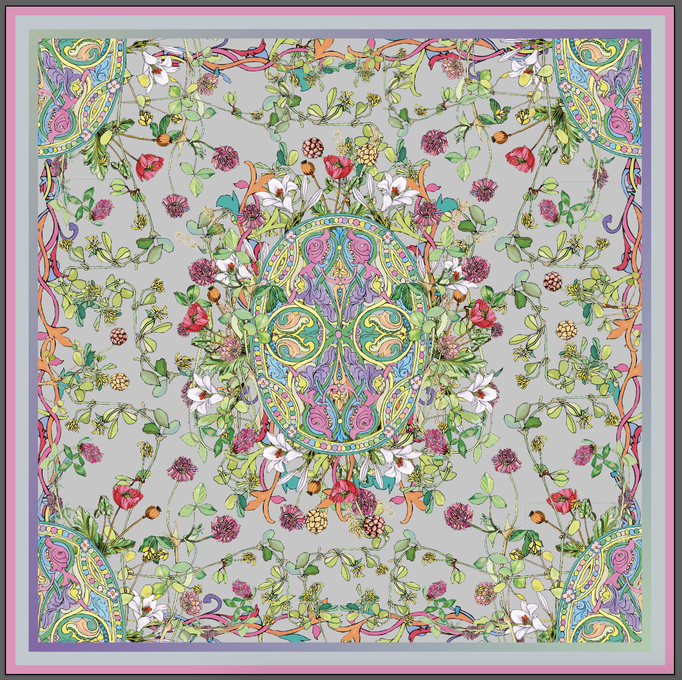 Платок "Любовь и Красота" ("Amor et pulchitrude" ) мини