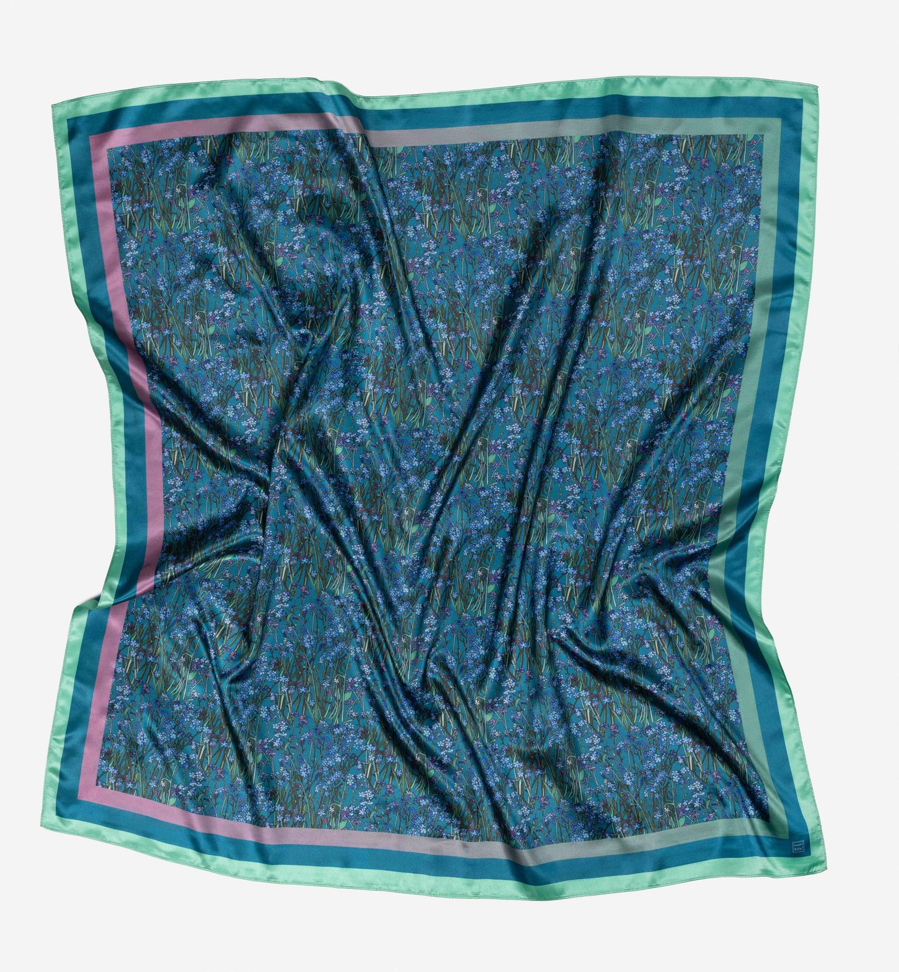 Платок "Незабудки" ("Forget-me-not")
