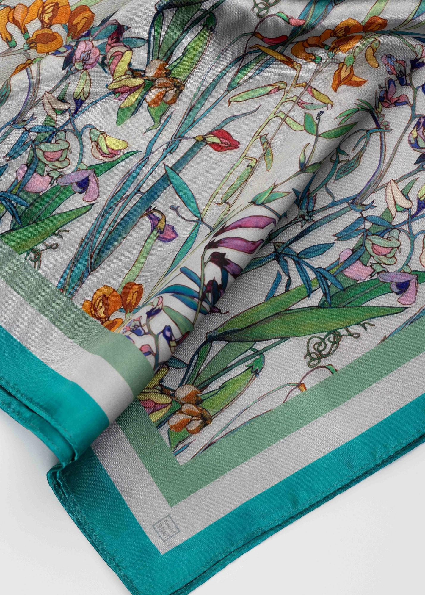 Платок "Поле горошка" ("Lathyrus Field")