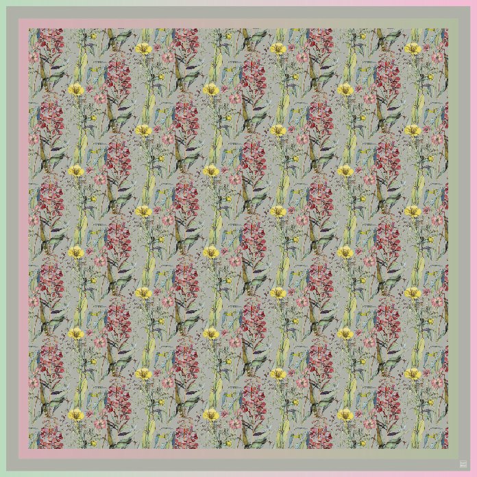 Платок "Двулепестник" ("Lutetiana")