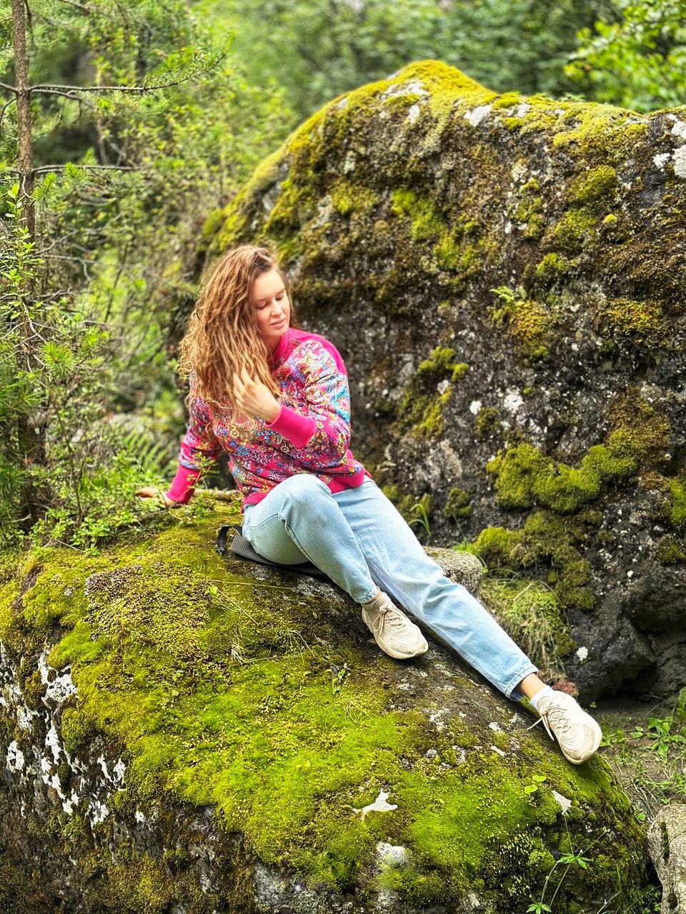 Свитшот "Lux ab intus" ("Свет изнутри") Розовый