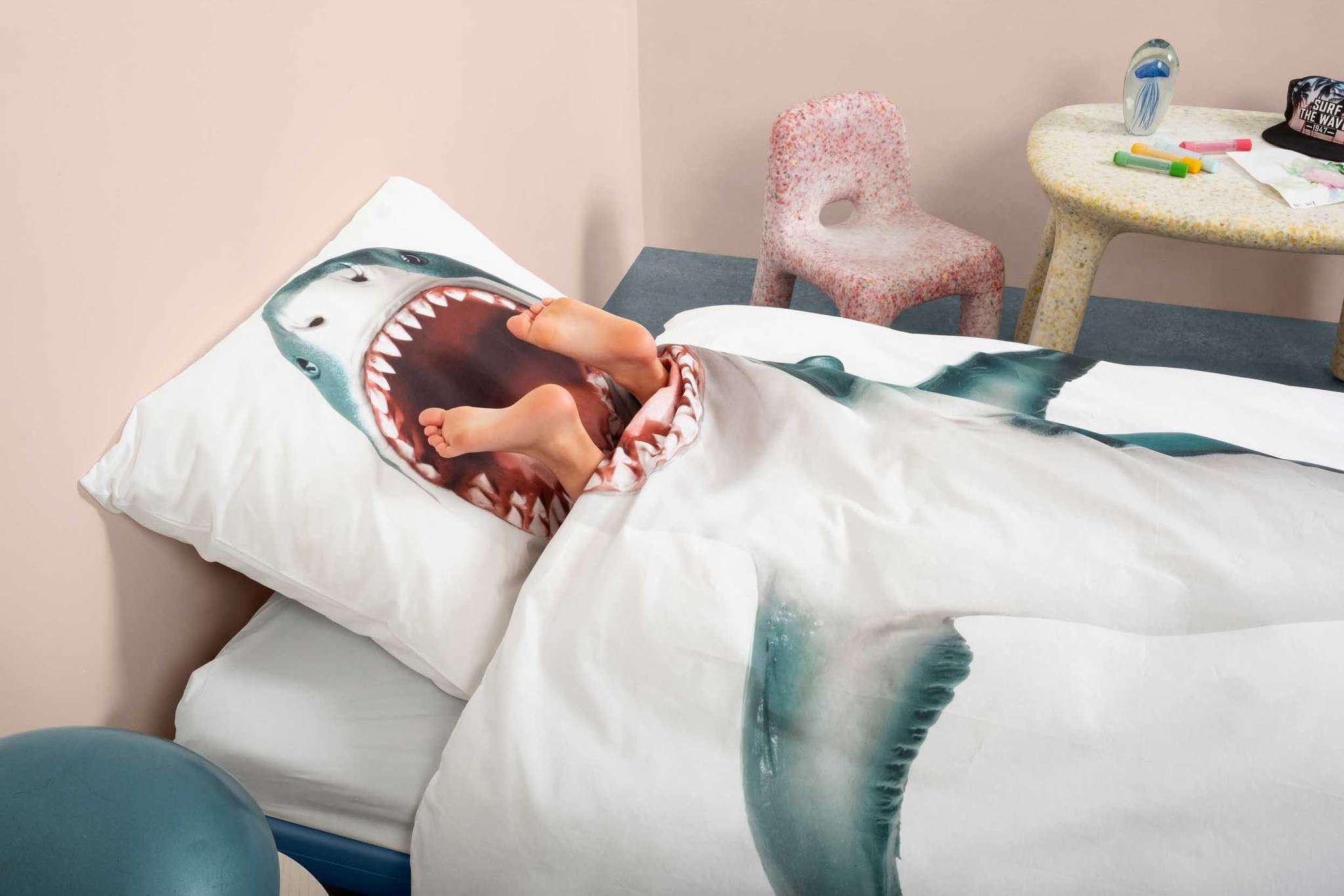 Детское постельное белье с акулами