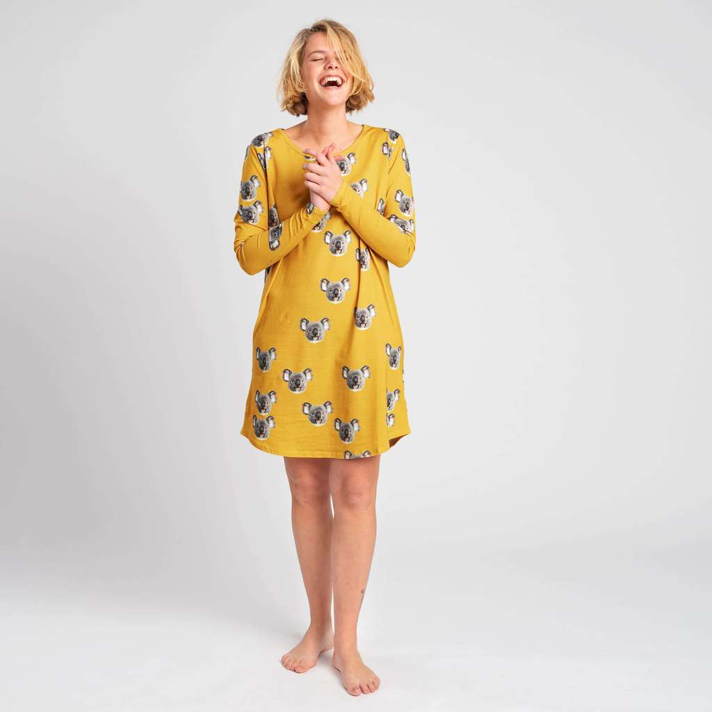 Yellow floral dress old on sale navy