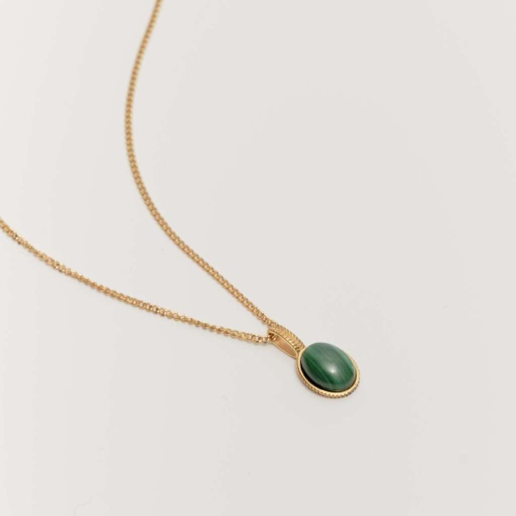 PREMIUM COLLECTION: Подвеска с малахитом BOLZANO
