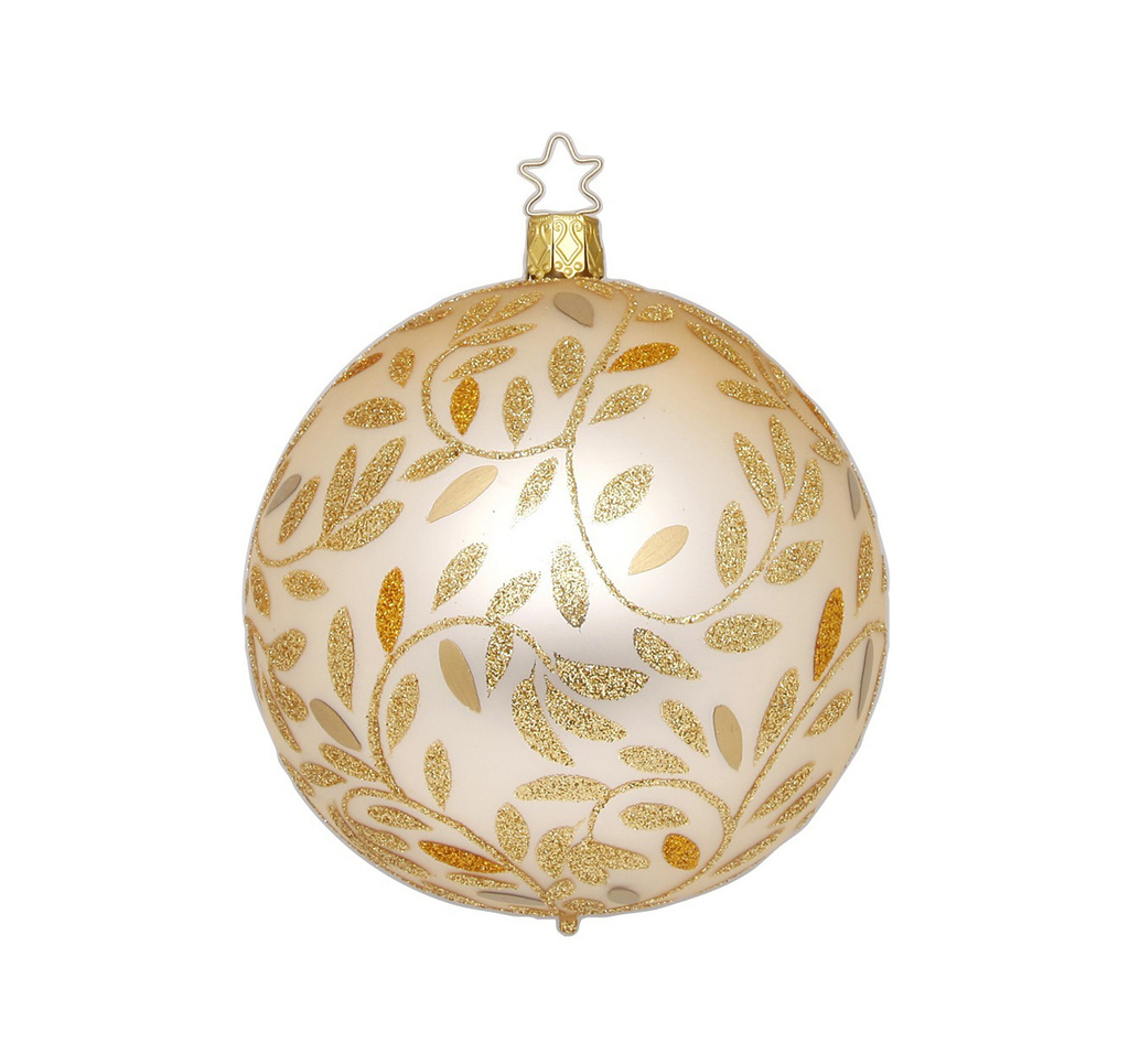 Glass Ornament Delight golden 10 cm