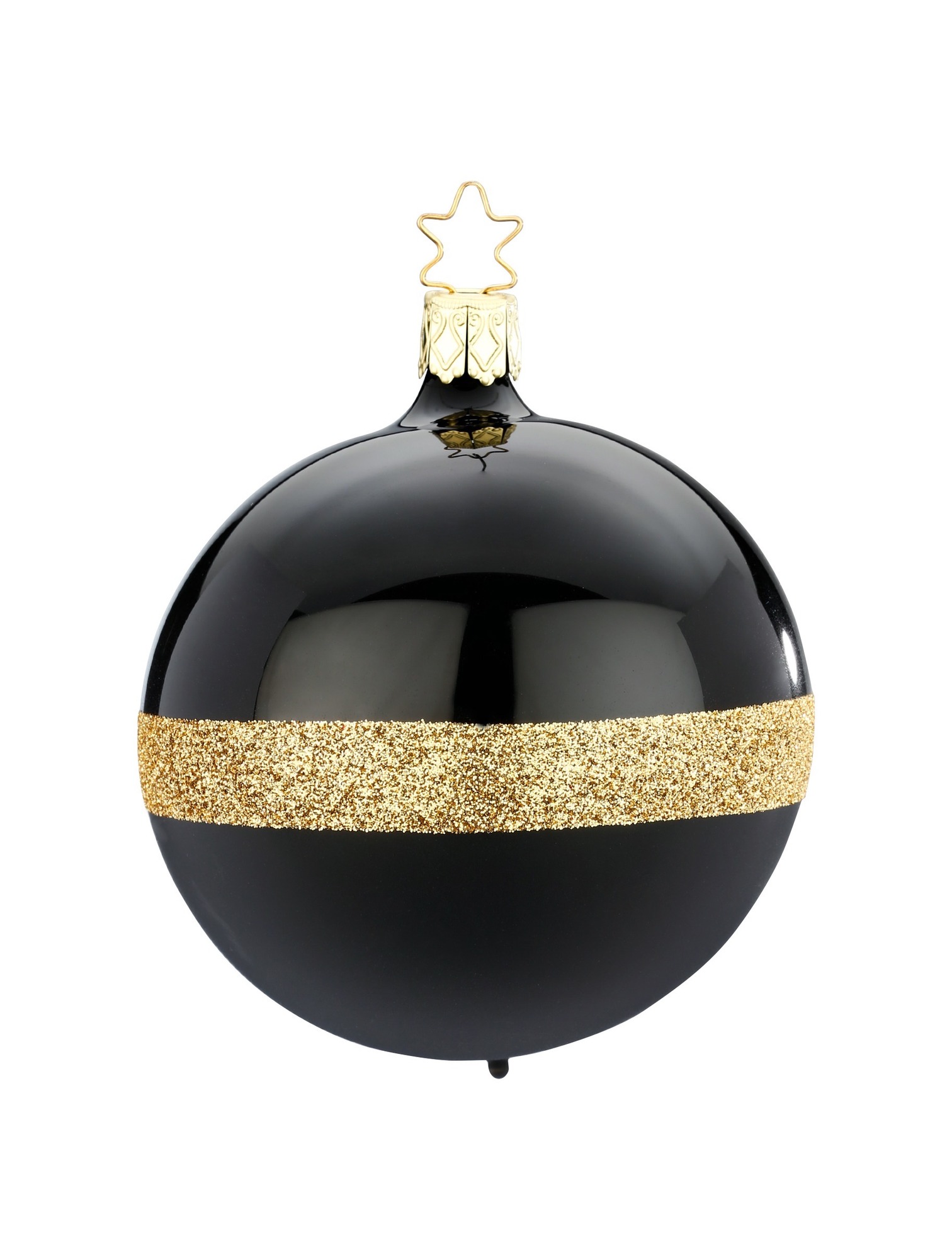 Black Christmas Tree Bubble 8 cm