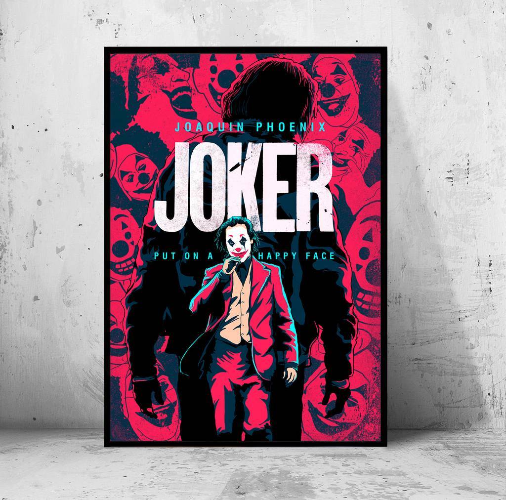 Постер на ПВХ 3 мм. "Джокер / Joker" (Хоакин Феникс / Joaquin Phoenix) #16
