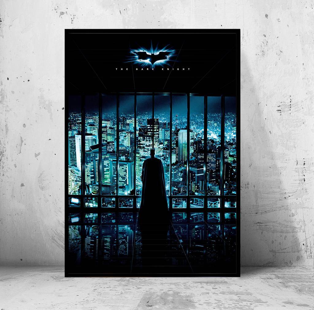 Постер на ПВХ 3 мм. "Batman: The Dark Knight / Бэтмен: Темный Рыцарь" #2