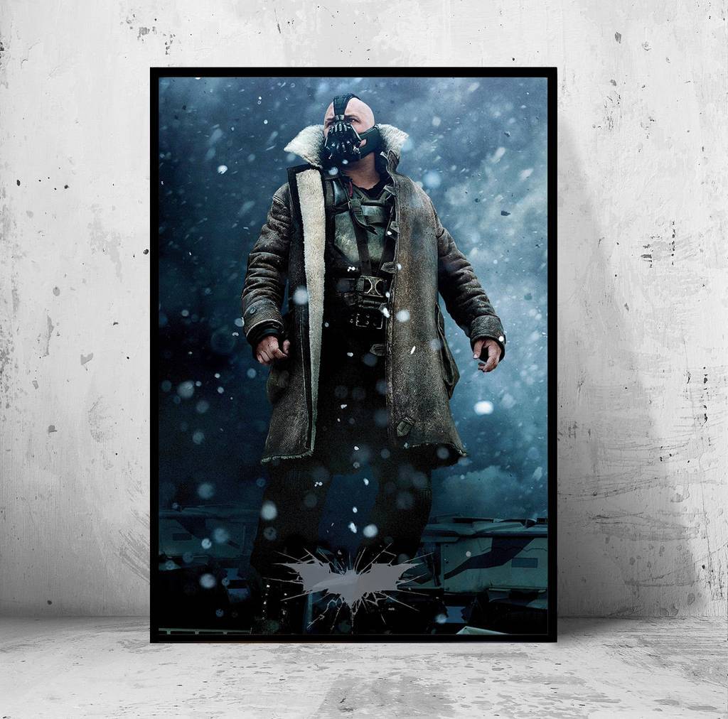 Постер на ПВХ 3 мм. "Batman: The Dark Knight Rises / Бэтмен: Тёмный рыцарь: Возрождение легенды" #1