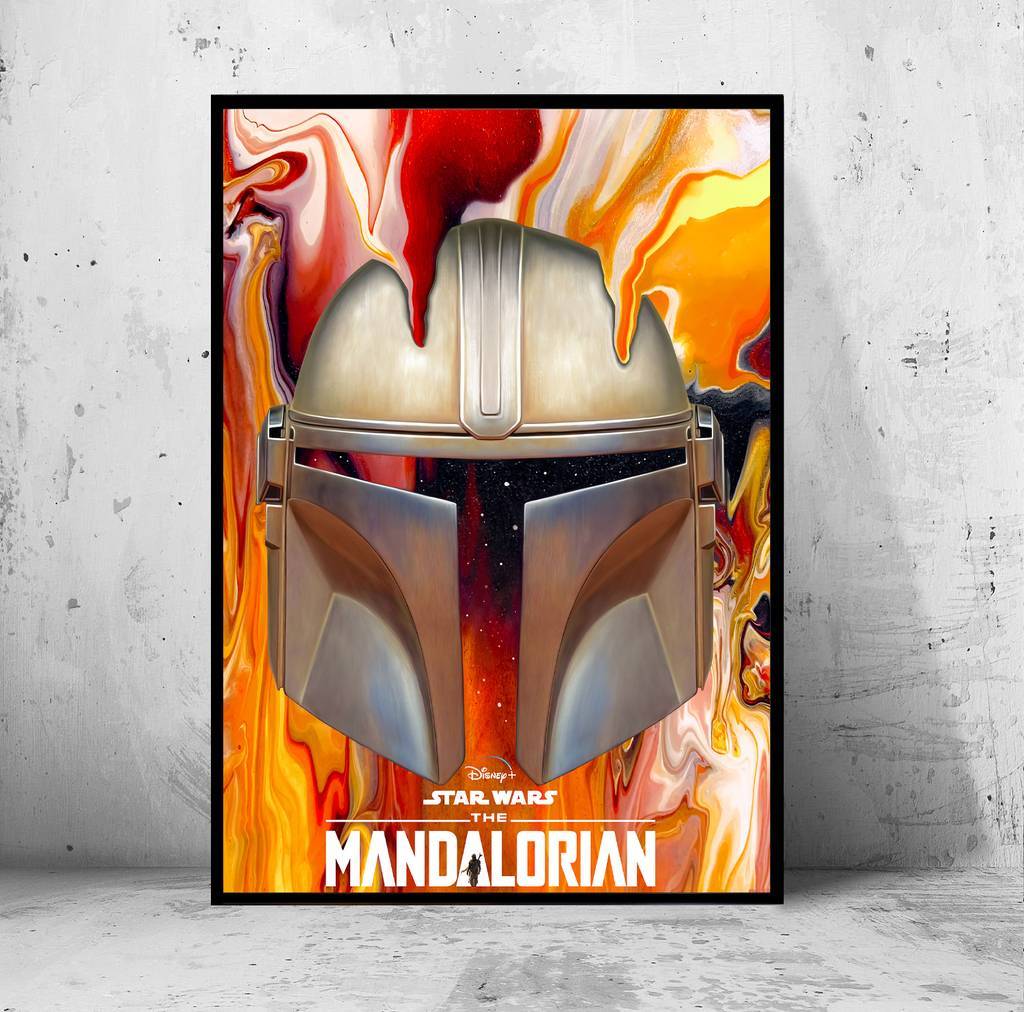 Постер "the Mandalorian" (Мандалорец / Звездные Войны / Star Wars)