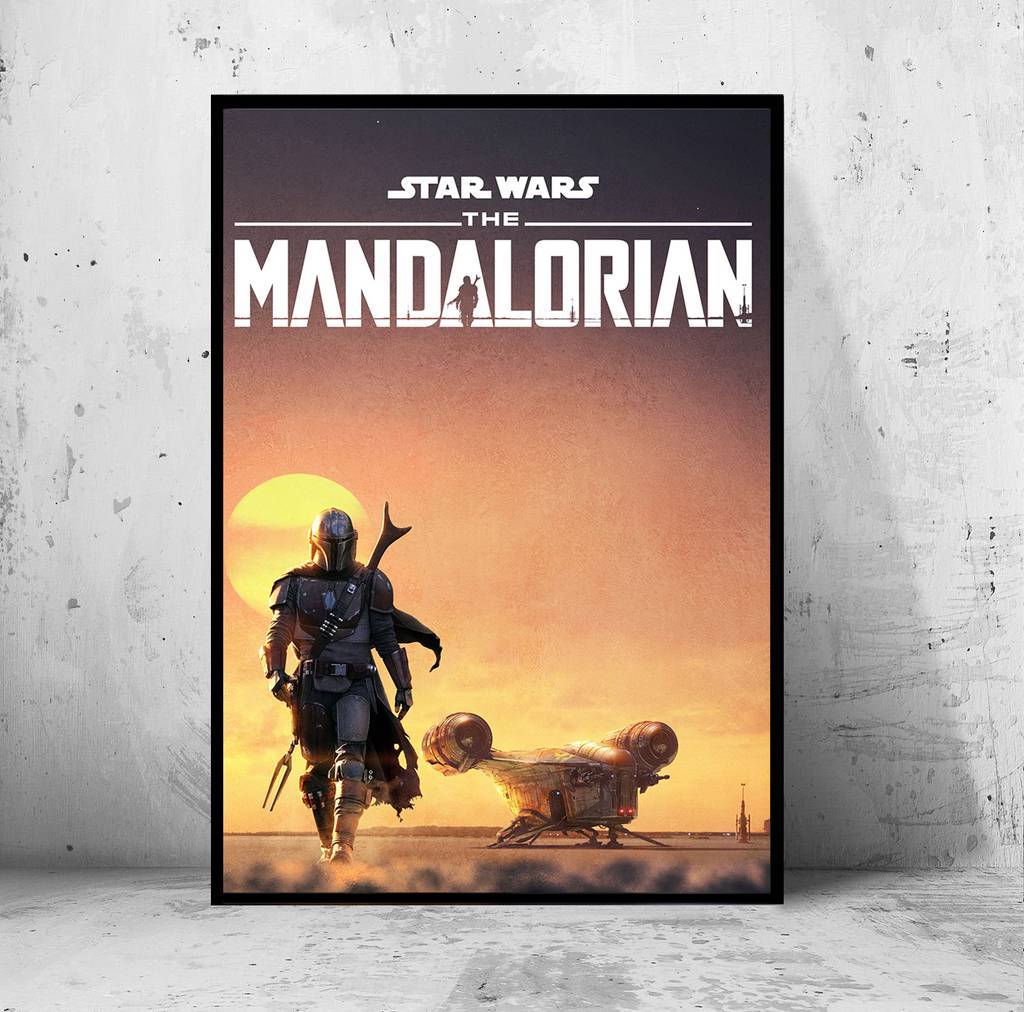 Постер "the Mandalorian" (Мандалорец / Звездные Войны / Star Wars)