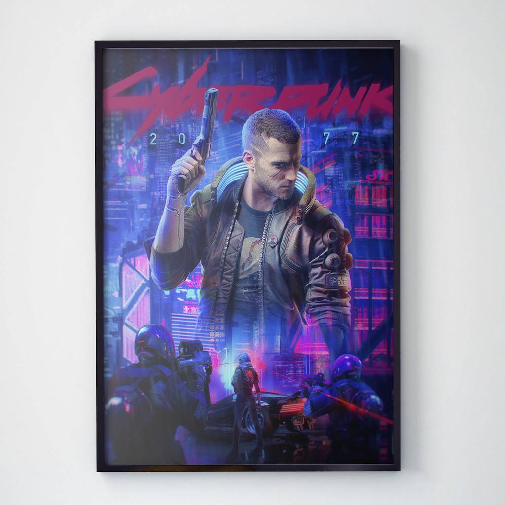 Постер Cyberpunk 2077 | Купити плакат в Україні