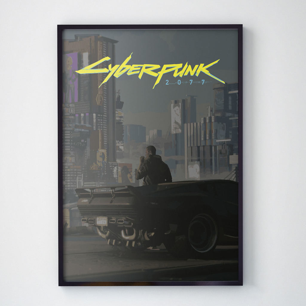 Постер Cyberpunk 2077 | Купити плакат в Україні