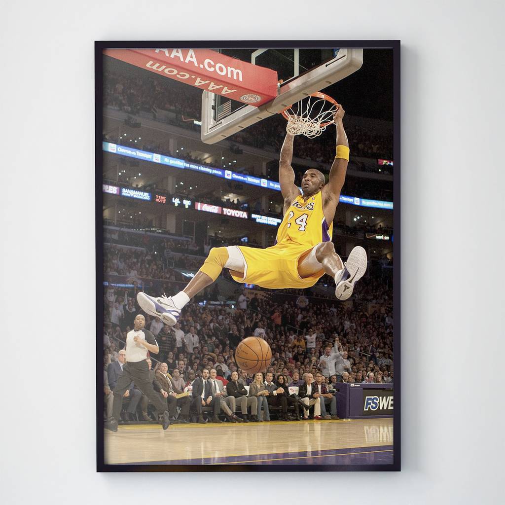 Постер баскетбол Коби Брайант / Kobe Bryant (KB1002)