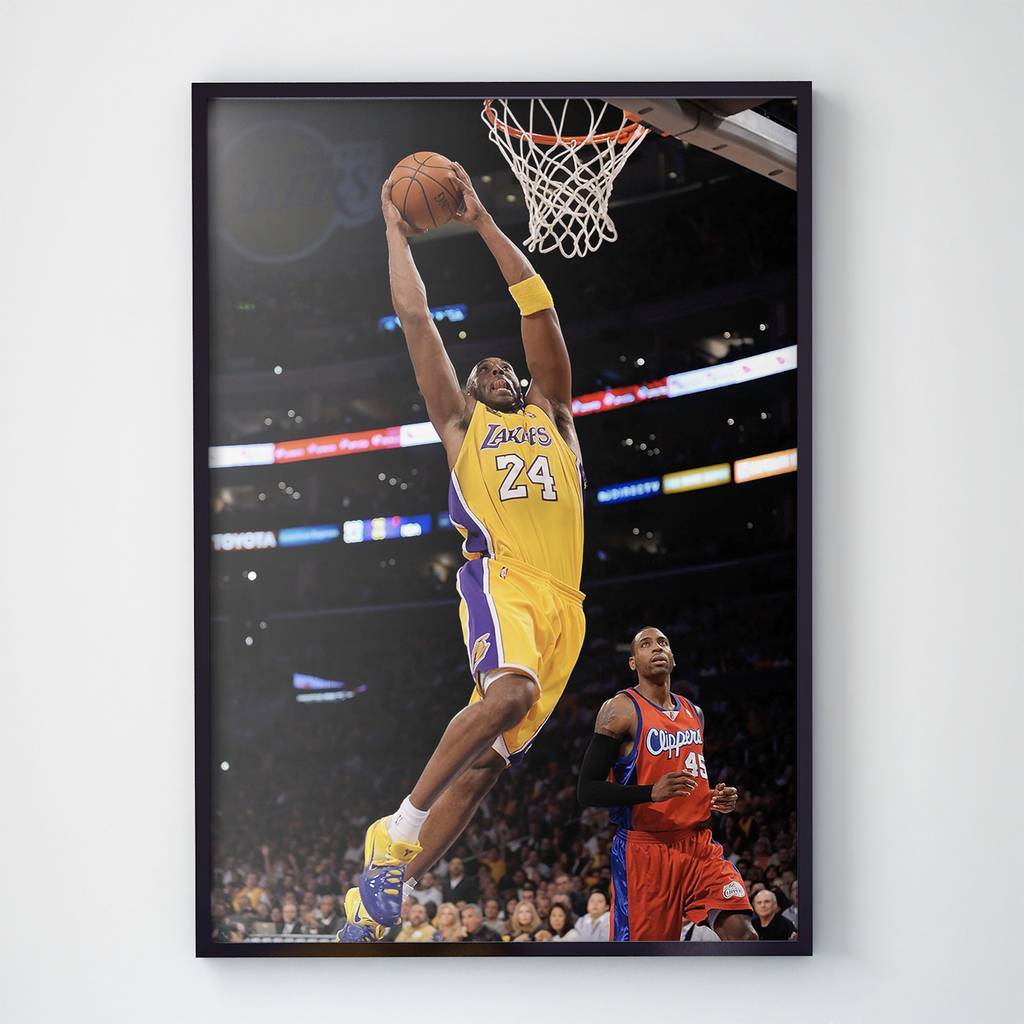 Постер баскетбол Коби Брайант / Kobe Bryant (KB1004)