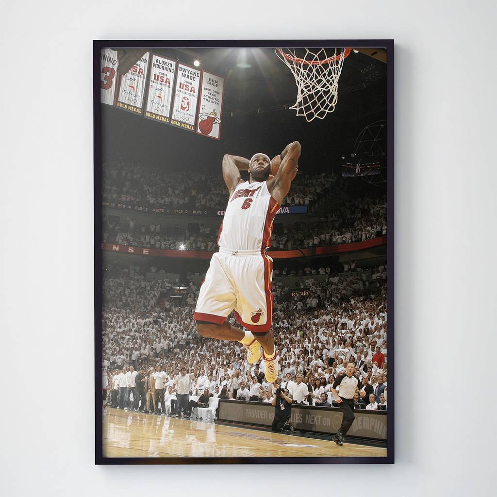 Постер баскетбол Леброн Джеймс / LeBron James (LJ1003)