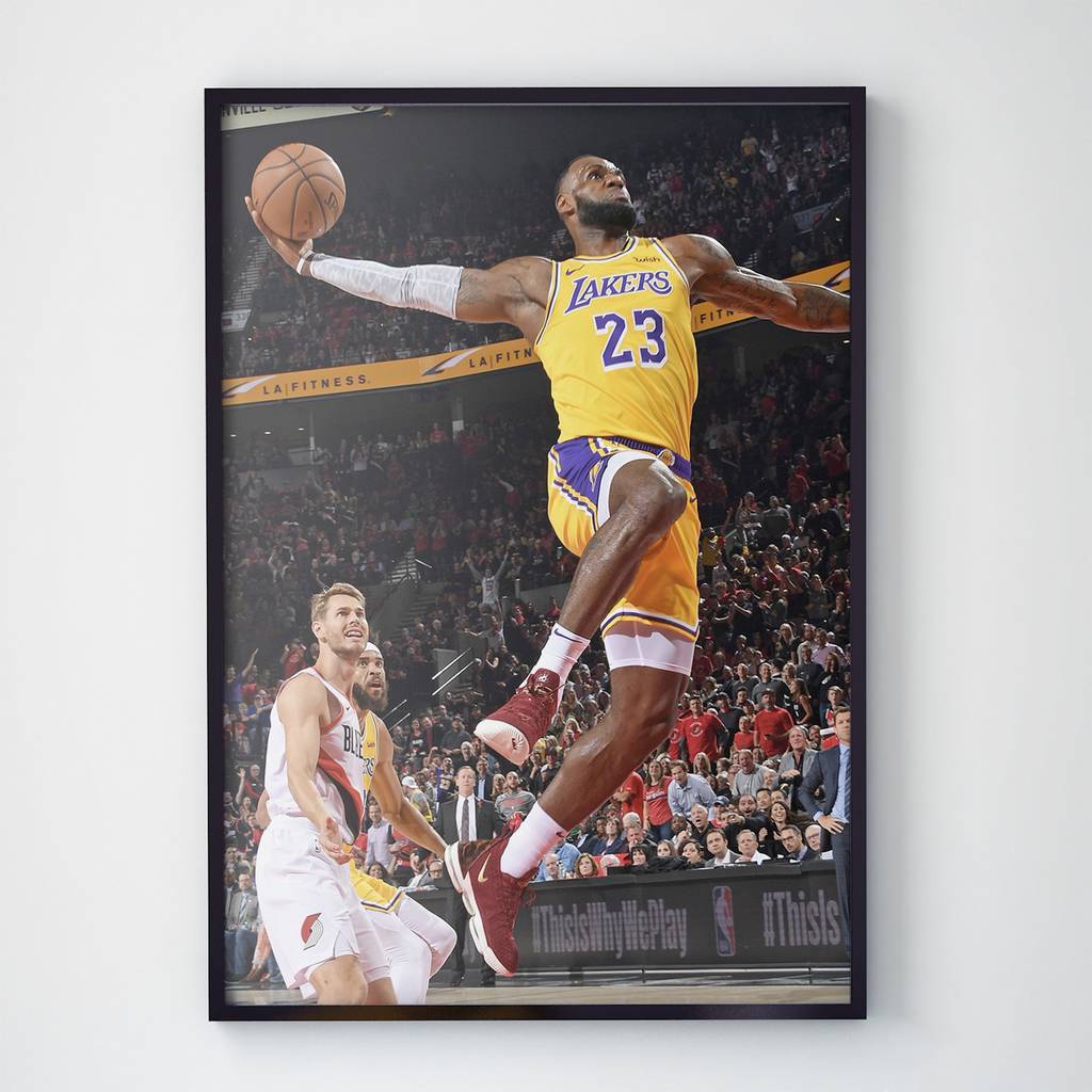 Постер баскетбол Леброн Джеймс / LeBron James (LJ1004)