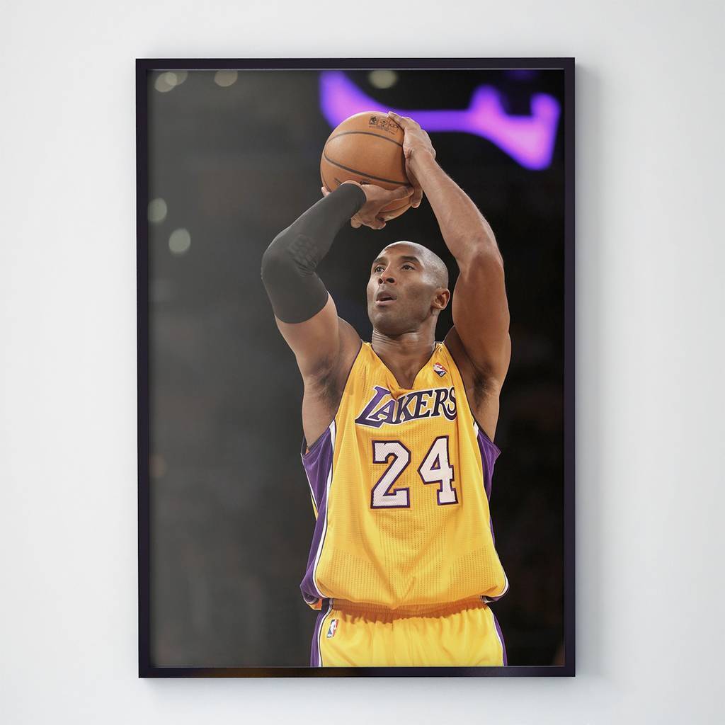 Постер баскетбол Коби Брайант / Kobe Bryant (KB1006)
