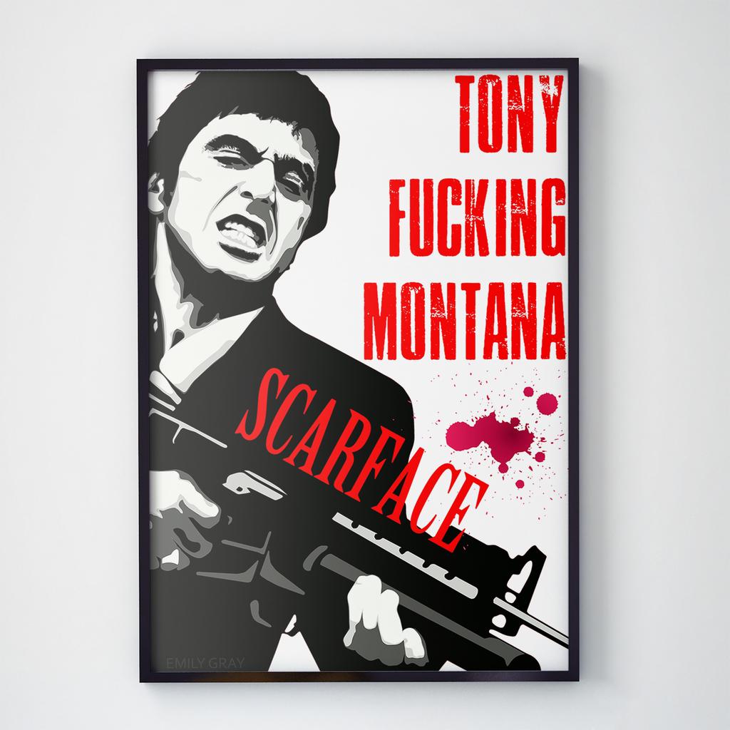 Постер Лицо со шрамом (Scarface) SF1002