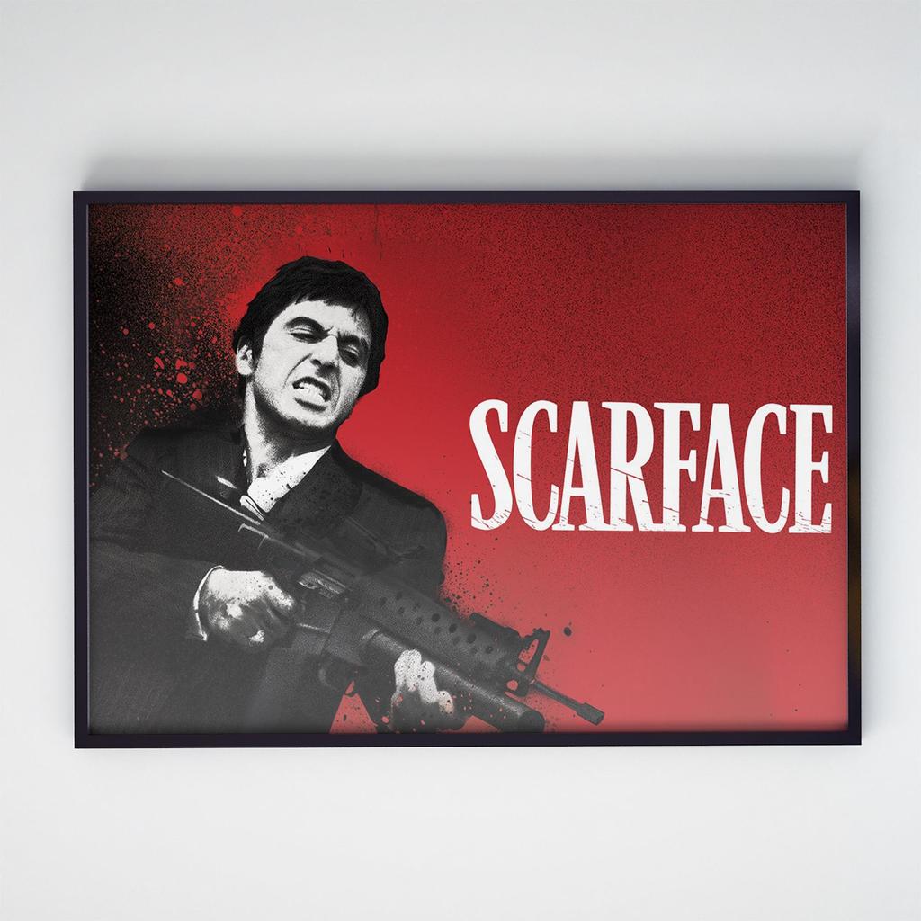 Постер Лицо со шрамом | купить плакат Scarface в Украине