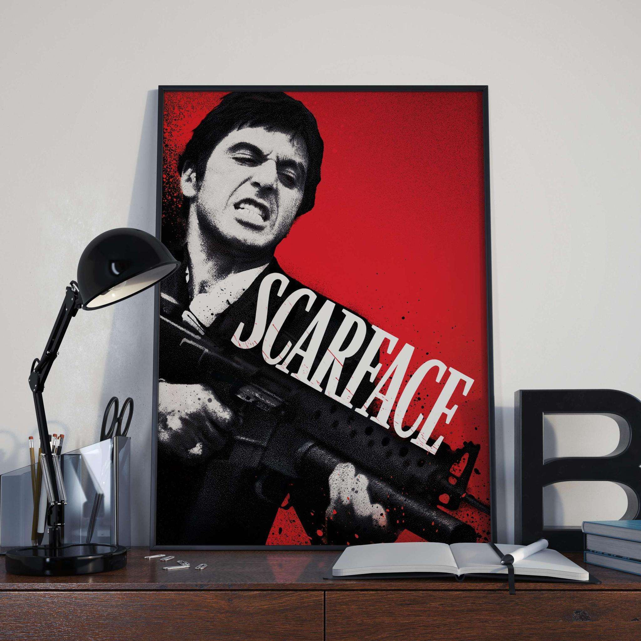 Постер Лицо со шрамом | купить плакат Scarface в Украине