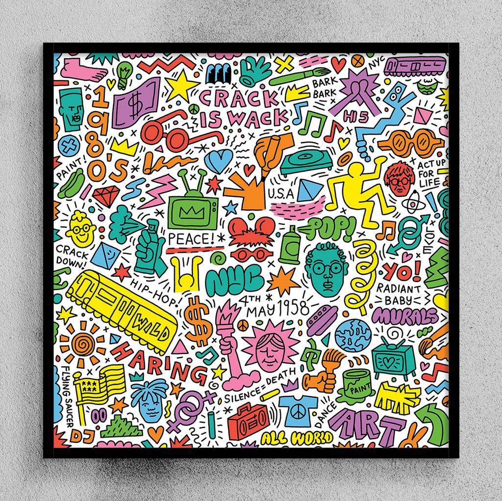 Постер Кит Харинг (Keith Haring) KH1034