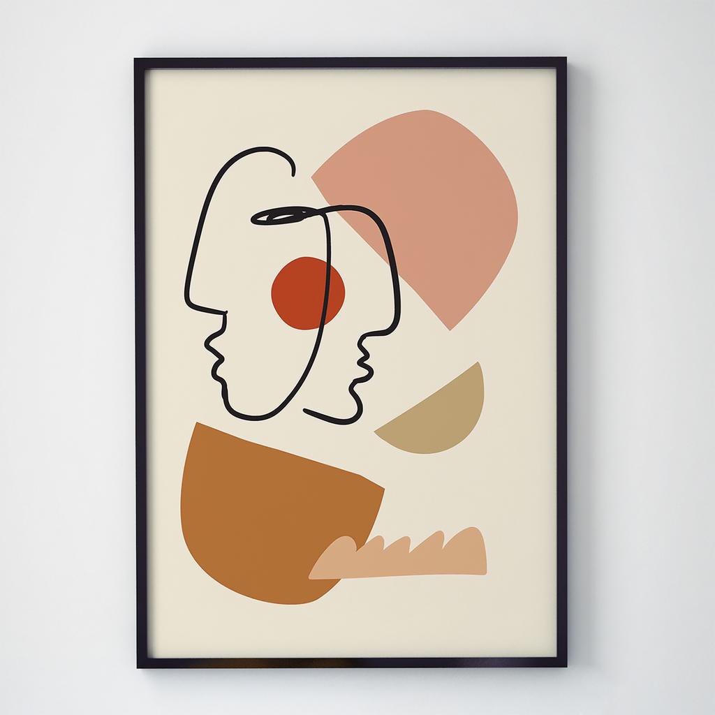 Постер в інтер'єр Абстракція AT1058