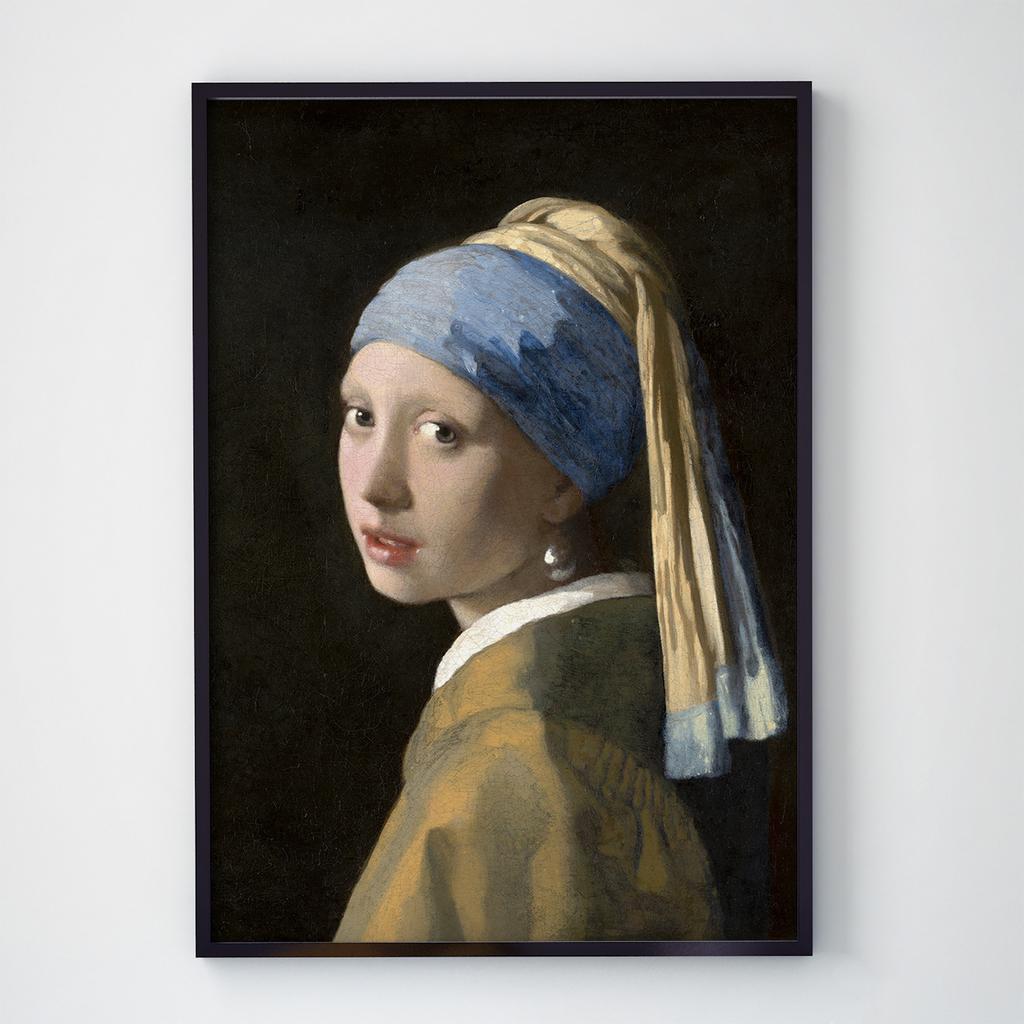 Постер (Ян Вермеєр) Дівчина з перловою сережкою