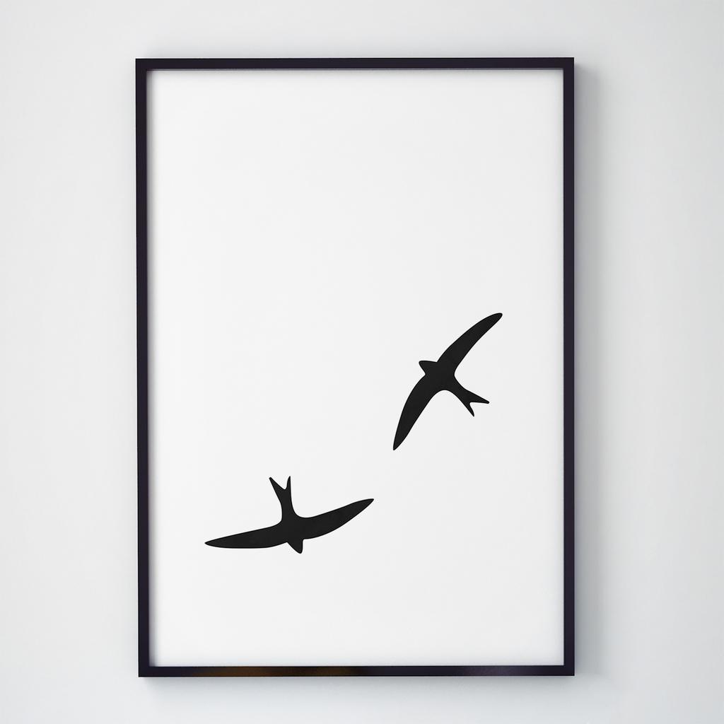 Постер на стіну з Птахами B025