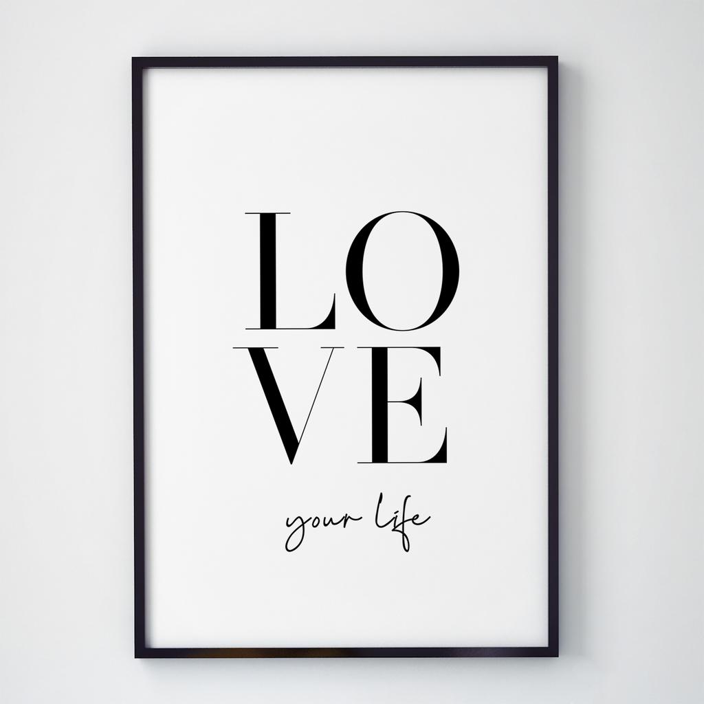 Постер з текстами та каліграфією TK001