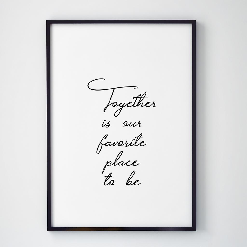 Постер з текстами та каліграфією TK031