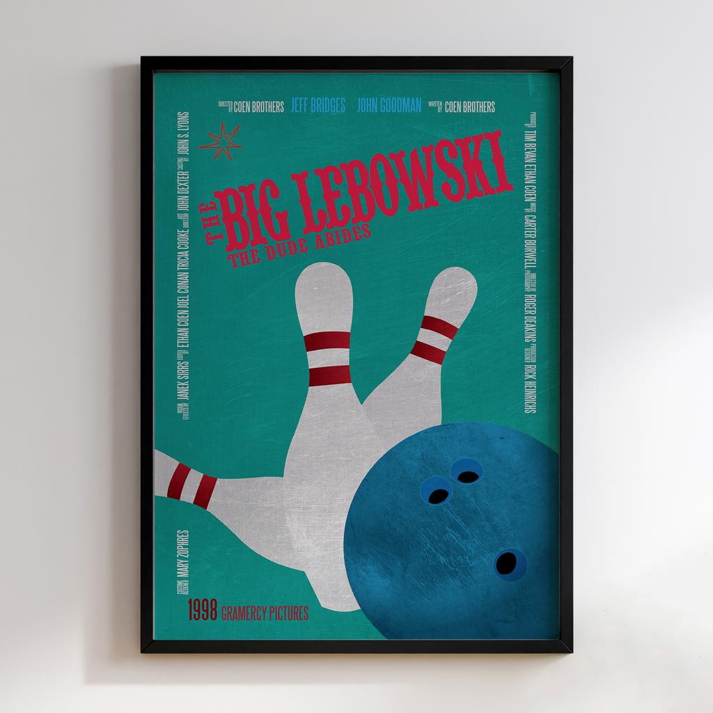 Мінімалістичний постер the Big Lebowski (Великий Лебовські) TBL10