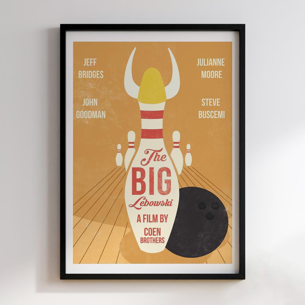 Мінімалістичний постер the Big Lebowski (Великий Лебовські) TBL11