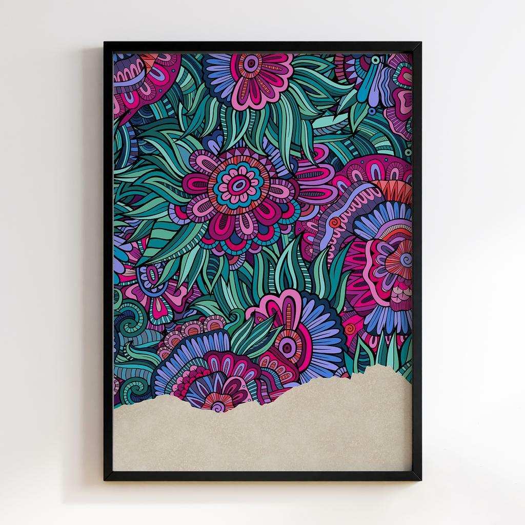 Постер Flower Abstract FA01