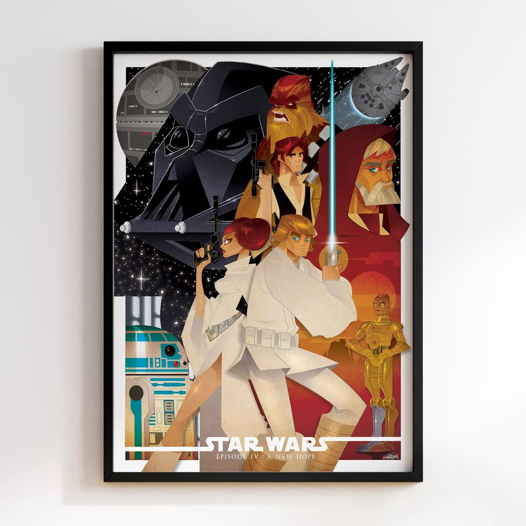 Постер Зоряні Війни (Star Wars) QW14