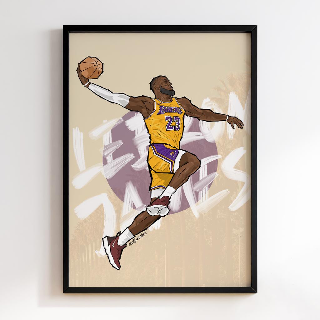 Постер Леброн Джеймс (LeBron James) LB01